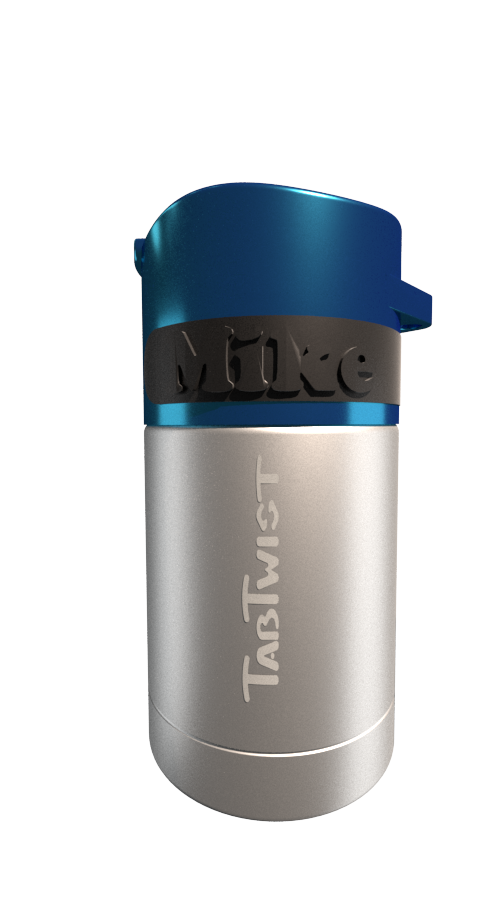 Indigo blauw met zwart – Gepersonaliseerd